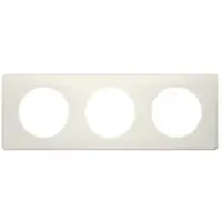 Legrand 066703 - Platte Céliane - gepudert - 3 Posten - Kreide
