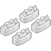 Nordrive Dachträgerfuß N21059 Fahrzeugdach für FORD MONDEO III (B5Y)