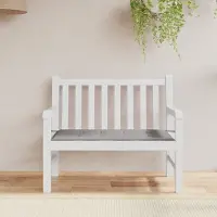 vidaXL Möbel Gartenbank-Auflage Grau 100x50x3 cm Oxford-Gewebe - Gartenmöbelauflagen &58317