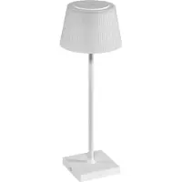 CENTURY LED Tischlampe MARGO weiß 4W 3000K Dimm. IP54