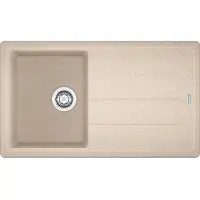 Franke Basis - Fragranit Spülbecken BFG 611-86, 860x500 mm, sand 114.0494.914