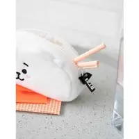 Grupo Erik Editores Line Friends BT21, Plüsch Federmäppchen RJ – Mit Reißverschluss, Weiß