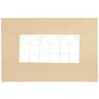 B2X Pavillon-Seitenwände, beige, 3 x 2 m, mit Reißverschluss
