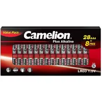 Camelion Plus Alkaline LR03/AAA BP36 (28+8 FREE)