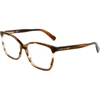 Longchamp LO2741 N 55/15/140 Brillen Striped Braun Acetat FRAU LO2741 N