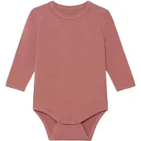 Minymo Body l/ä - Viskose - Verwelkt Rose - - 62 - Body L/Ä