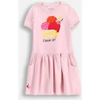 COCCODRILLO Kleid für den Alltag WC5129201HGK Rosa Regular Fit