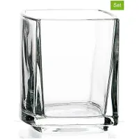 La Rochère 6 x KUBE APPETIZERGLAS 10 cl Höhe 68 mm, Durchmesser 57 x 57 mm
