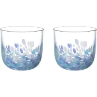 Like. by Villeroy & Boch Wasserglas, 2 Stück Like Confetti Aqua