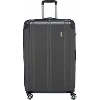 Travelite City Reisekoffer L Trolley Koffer 77cm 4 Rad / Rollen TSA Dehnfalte