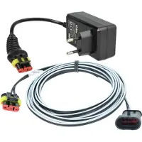 VHBW 1x Netzteil, 1x 3 m Niederspannungskabel Ersatz für 5931636-01 für Rasenmäher