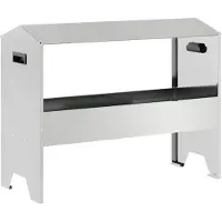 vidaXL Futtertröge für Nutztiere Silber 79 x 35 x 62 cm 15 kg