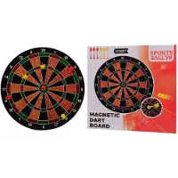 Hy Sport Active Johntoy magnetische Dartscheibe Spielzeug mit 6 magnetischen Darts