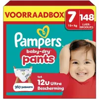 Pampers Baby Dry Pants Gr.7 Extra Large 15+kg Vorratsbox 148 St