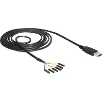 DeLOCK 83786 - USB 2.0 Konverter, Seriell-TTL Pinheader einzeln, 1,8 m (5 V)