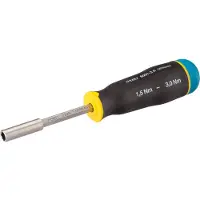 Hazet Drehmoment-Schraubendreher 6001-3.0/3, 1/4" (schwarz/blau, 1 - 6 Nm, 1/4" Bitaufnahme)