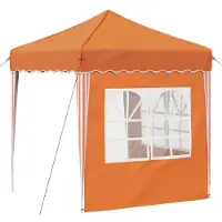 vidaXL Pop-up Partyzelt 195 x 195 x 245 cm Orange Oxford-Stoff