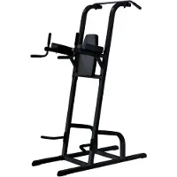 Markenlos 4in1 Kraftstation für Oberkörpertraining in Schwarz