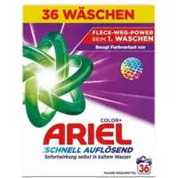 Ariel Pulverwaschmittel »Color+« 1.8 kg - 36 WL weiß