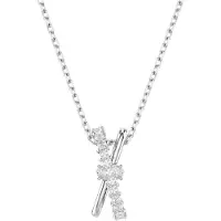 Swarovski Damen Silber Swarovski Anhänger Halskette 5689723