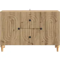 vidaXL TV-Schränk Artisan-Eiche 89 x 34,5 x 60 cm Holzwerkstoff