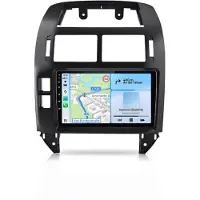 AWESAFE Autoradio für VW Polo 9N 9A 2001-2009 Wireless CarPlay Android Auto 4G WiFi GPS Navigation 8Kern RDS DSP DAB+ Bluetooth 9 Zoll 4+64GB Radio