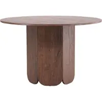 Ebuy24 Runder Esstisch Tekla Mokka