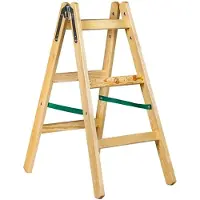Markenlos Doppelstufenleiter 3 Stufen 95 cm