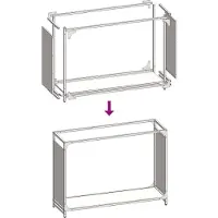 vidaXL Brennholzregal Weiß 90x28x65 cm Kaltgewalzter Stahl