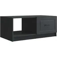 vidaXL Couchtisch Schwarz 90 x 50 x 37 cm Holzwerkstoff