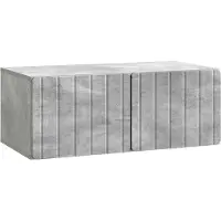 vidaXL Wandmontierter TV-Schrank 78,5 x 41 x 30 cm Betongrau
