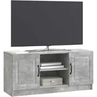 vidaXL TV-Schränk Betongrau 102 x 34,5 x 47 cm Holzwerkstoff