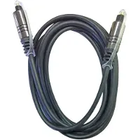 Kopp 33369596 Toslink Anschlussleitung, Farbe: schwarz/vergoldet