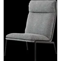 &tradition Muno LN16 High Back Lounge Chair, schwarz / hallingdal 0126
