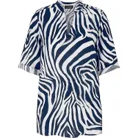 DORIS STREICH Long-Bluse 3/4-Arm blau