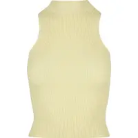 Urban Classics Muskelshirt "Damen Ladies Short Rib Knit Turtleneck Top" 1 Stk.