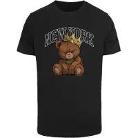Mister tee New York Crowned Bear Kurzarm-t-shirt