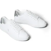 Calvin Klein Moderner Damensportschuh in Weiß mit silbernen Details und Komfort