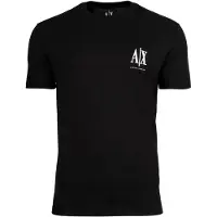 Armani Exchange T-Shirt "T-Shirt T-SHIRT 1er Pack", Herren, Gr. L, schwarz, Obermaterial: 100% Baumwolle CO., Shirts T-Shirt