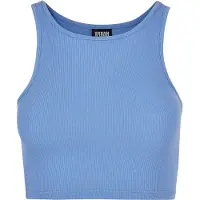Urban Classics Muskelshirt "Damen Ladies Cropped Rib Top" 1 Stk.