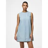 Pieces Pcflora Mini Jeanskleid | Blau | M