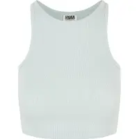Urban Classics Muskelshirt "Damen Ladies Organic Cropped Rib Top" 1