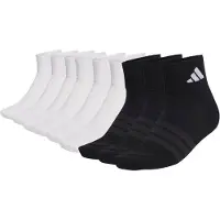 Adidas Unisex Quarter Socken, 9er Pack - Cushioned Sportswear Ankle Socks, Logo, gepolstert, einfarbig