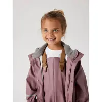 Name it Regenmantel "NKNDRY10 Regenjacke und Hose im Set" Set, 2 Keine Latzhose Unifarben, casual, regular fit, Kunstfaser, Web