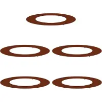 vidaXL geeignet für flache Baumringe 5 pcs Braun Ø50 / 80 cm