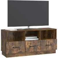 vidaXL TV-Schränk Geräucherte Eiche 102 x 34,5 x 47 cm Holzwerkstoff