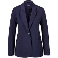 Goldner Jackenblazer "Kurzgröße Damenblazer mit Reverskragen und Paspeltaschen" mit formgebenden Teilungsnähte