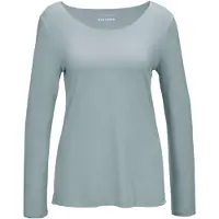 Goldner Longpullover "Kurzgröße Kombistarkes Langarmshirt mit tonaler Zierkante" Ohne