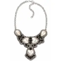 Collezione alessandro Statementkette "Karlotta" mit unterschiedlichen Glasperlen