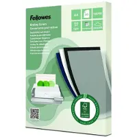 Fellowes Einbanddeckel, A4, Materialstärke 0,15 mm, FSC-Papier, transparent, 50 Stück